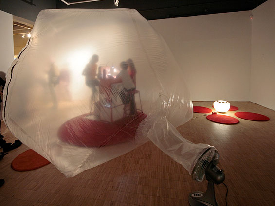 Bubble, 2009, installation view