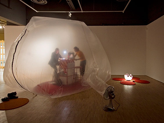 Bubble, 2009, installation view