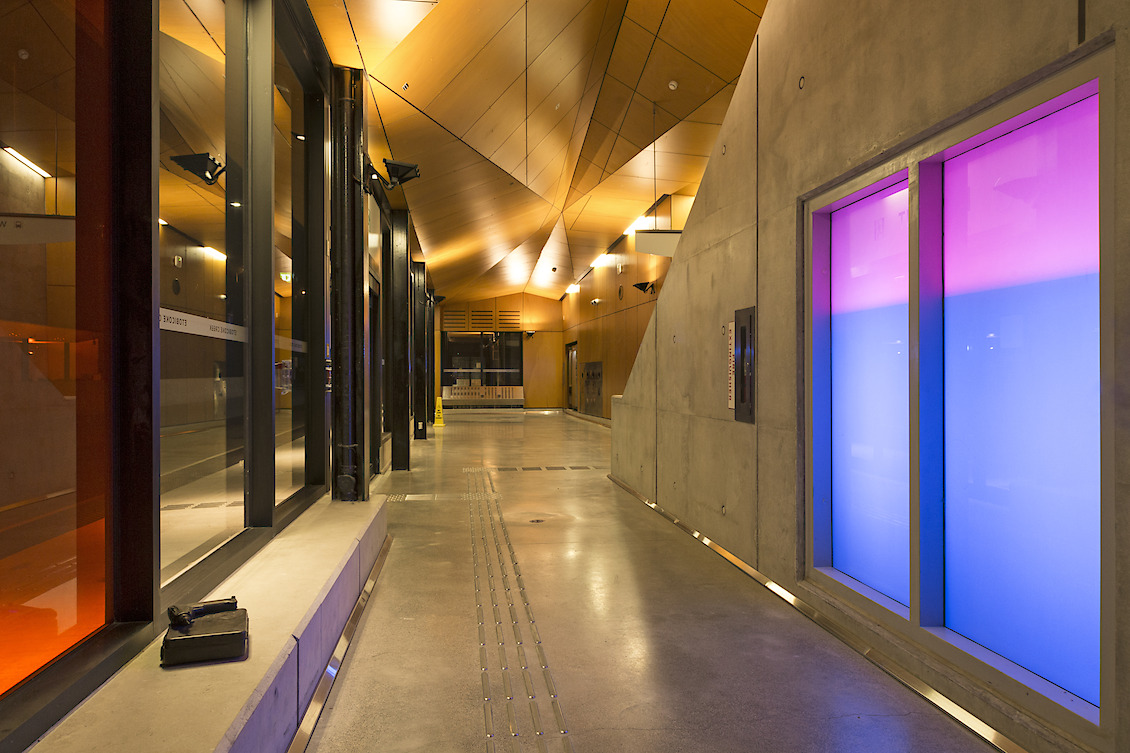 Building Colour, Mississauga MiWay, Etobicoke Creek station