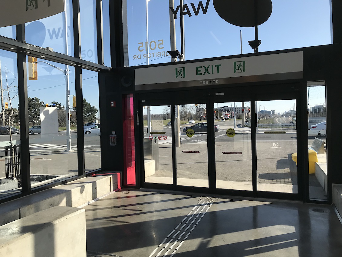 Building Colour, Mississauga MiWay, Orbitor station