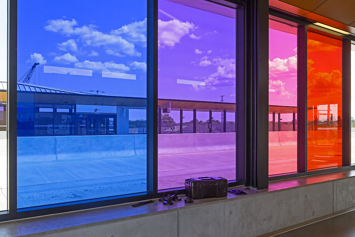 Building Colour, Mississauga MiWay, Tomken station
