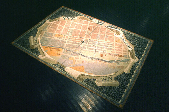 Decalog, 1990, detail (Mosaic Map)