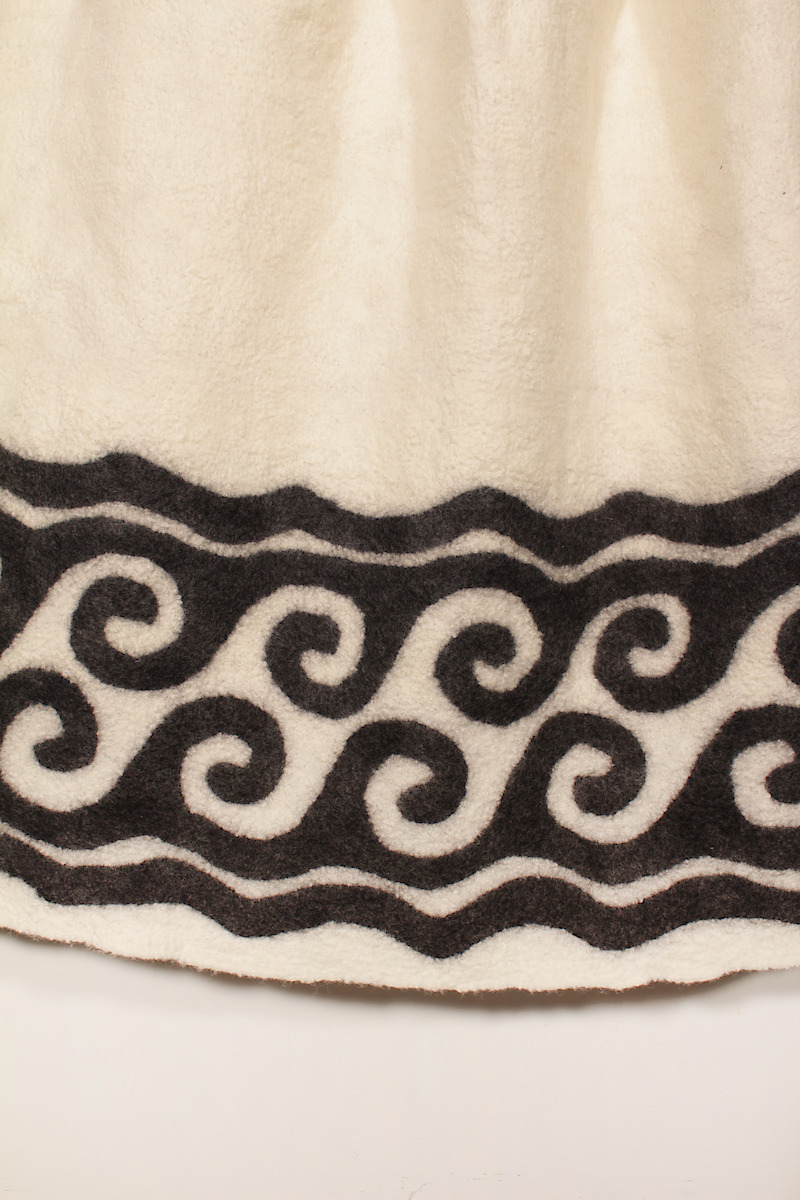 Wet Felted Skirt, 2016, detail