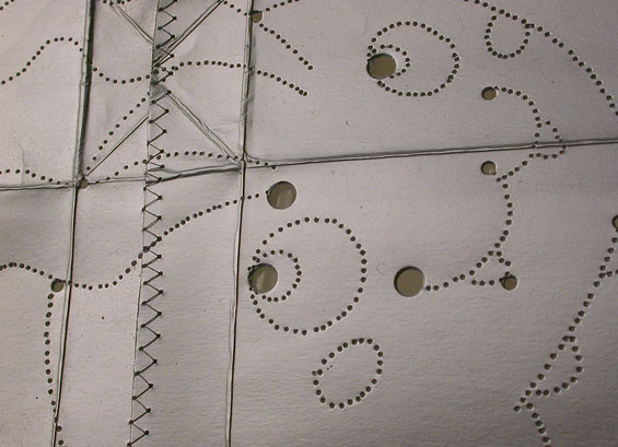 The First Occupation, 2005, detail (back of unlit screen)