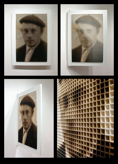 Four men whom I never met and who never knew each other but whose bloodlines converge in my children, 2003, details (Pedro)