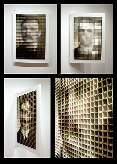 Four men whom I never met and who never knew each other but whose bloodlines converge in my children, 2003, details (Almeron)