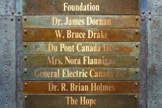 The Nature of Giving, 1992, detail