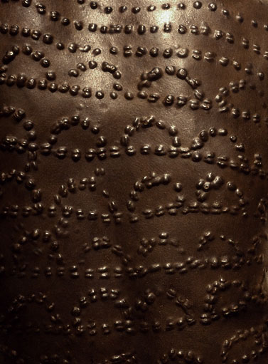 Patterns of Commitment, 1991, detail (wax replica of woman's back)