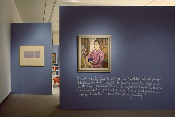 Re Appearances, 1993, view of entrance to installation