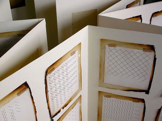 The Second Occupation, 2007, (open) paper, thread, glassine