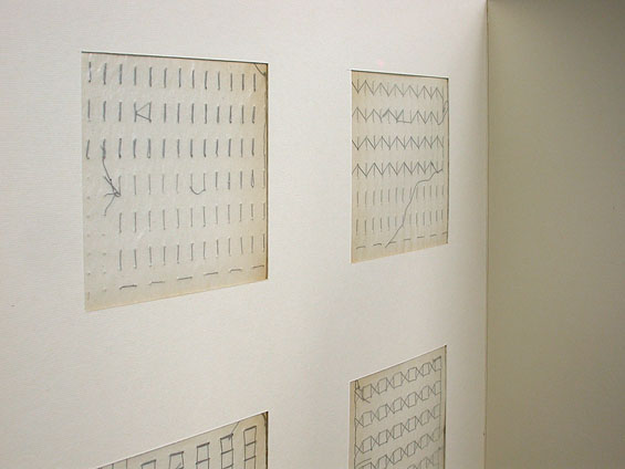 The Second Occupation, 2007, detail (back of page)