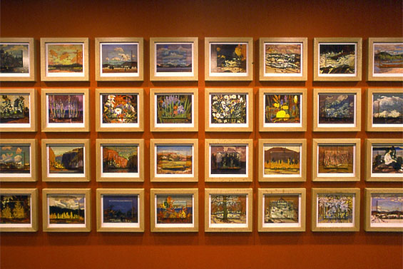 The Silence and the Storm, 1998, paintings