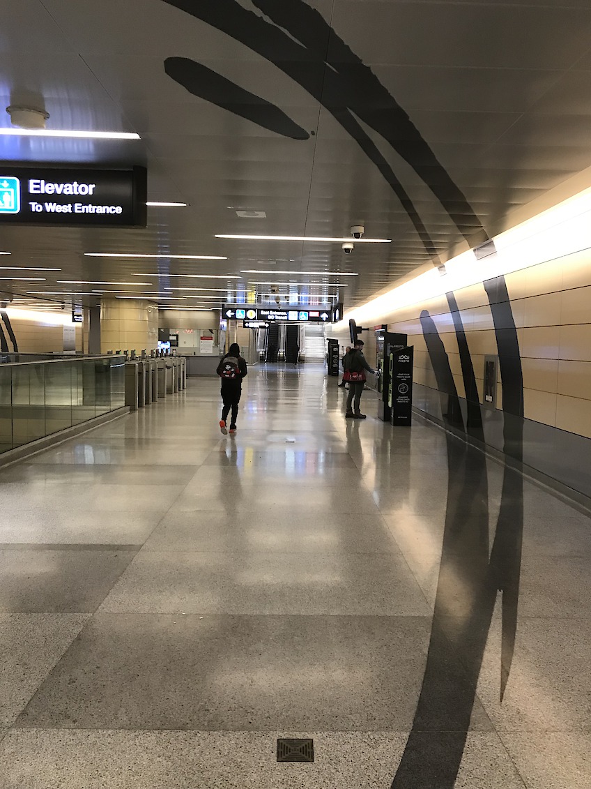 SPIN, Downsview Park Station, concourse west