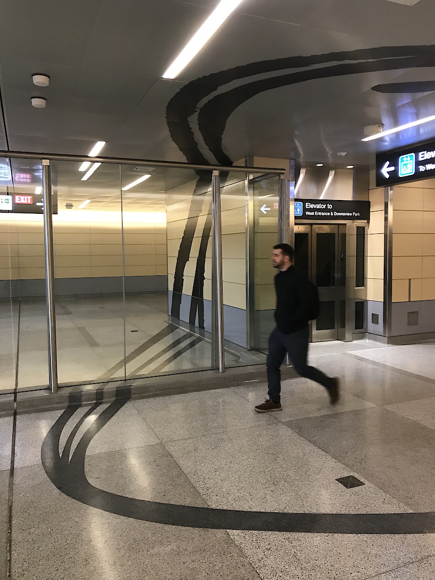SPIN, Downsview Park Station, concourse west