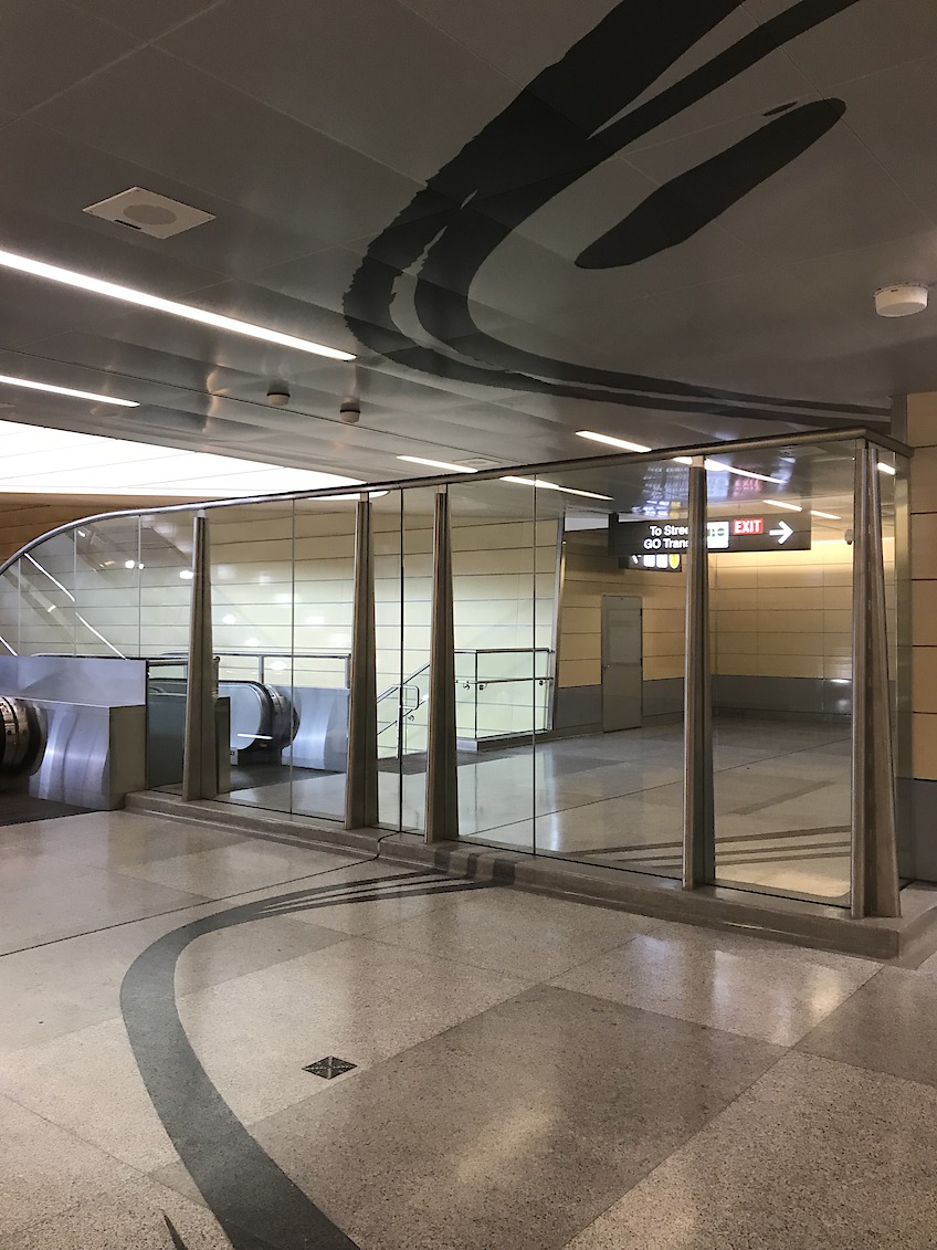 SPIN, Downsview Park Station, concourse west