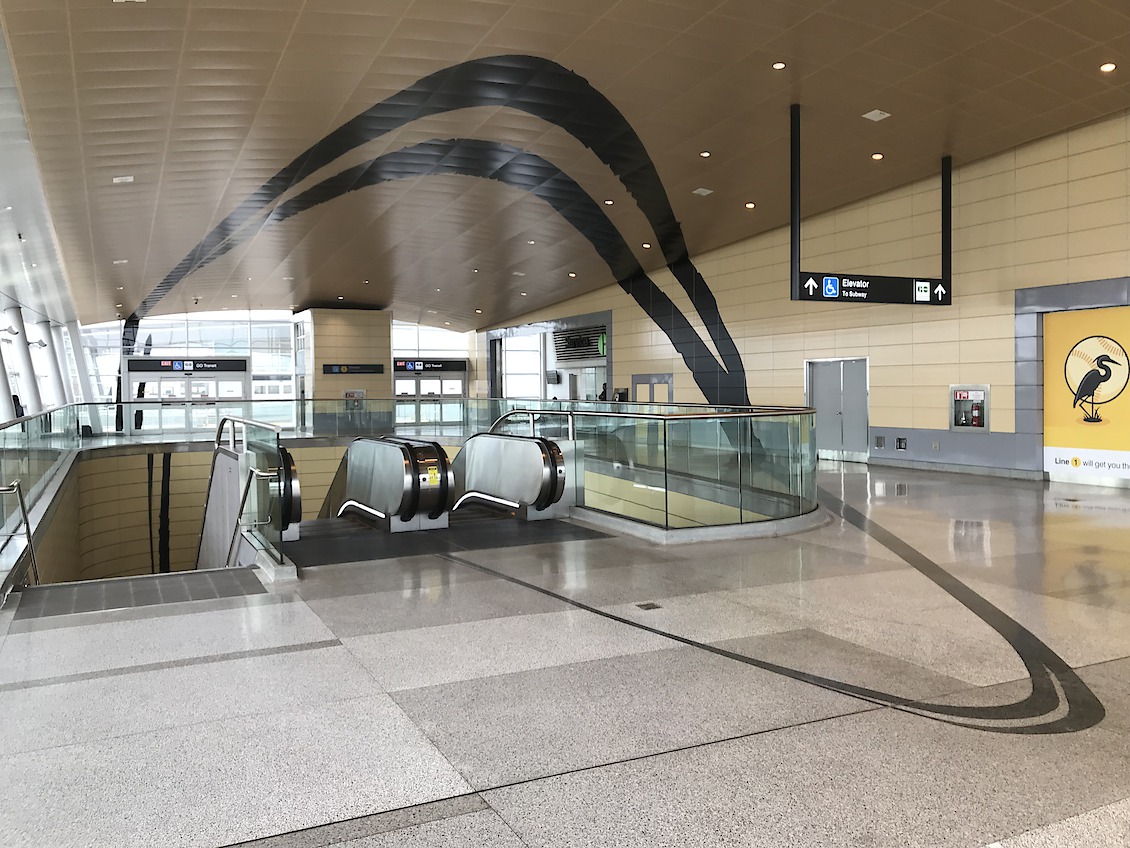 SPIN, Downsview Park Station, east entrance