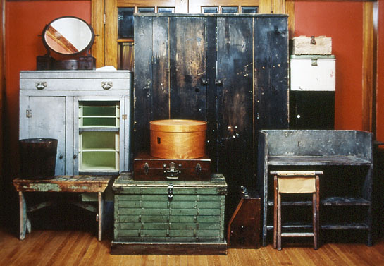 The Visitor, 1998-2000, collected containers (closed)