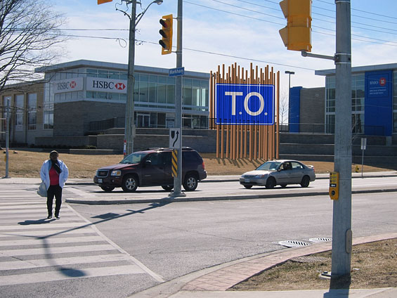 Toronto: Scene and Unseen, 2011, view from ‘projection’ point 
