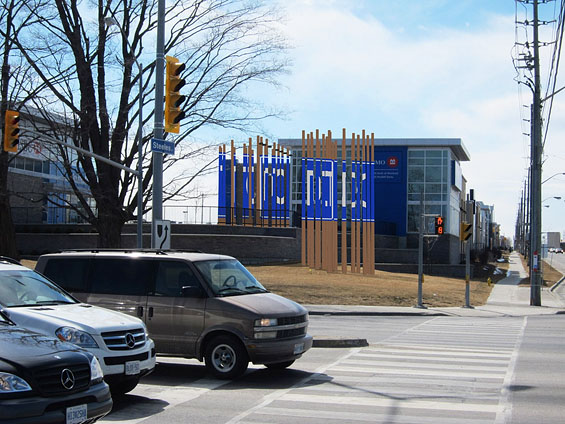 Toronto: Scene and Unseen, 2011, view from corner to east of site