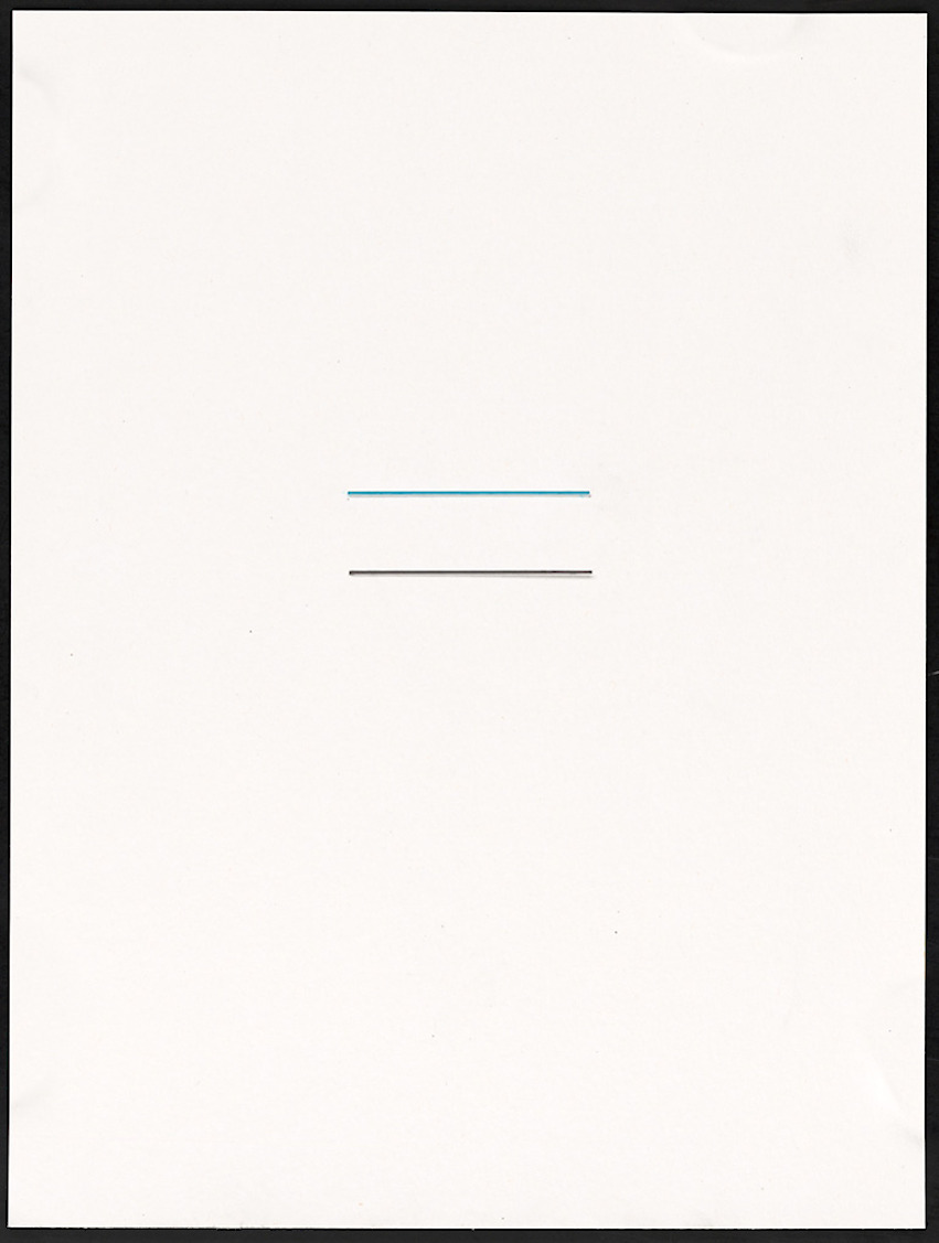 Two Equal Volumes #1, 2016 (leads)