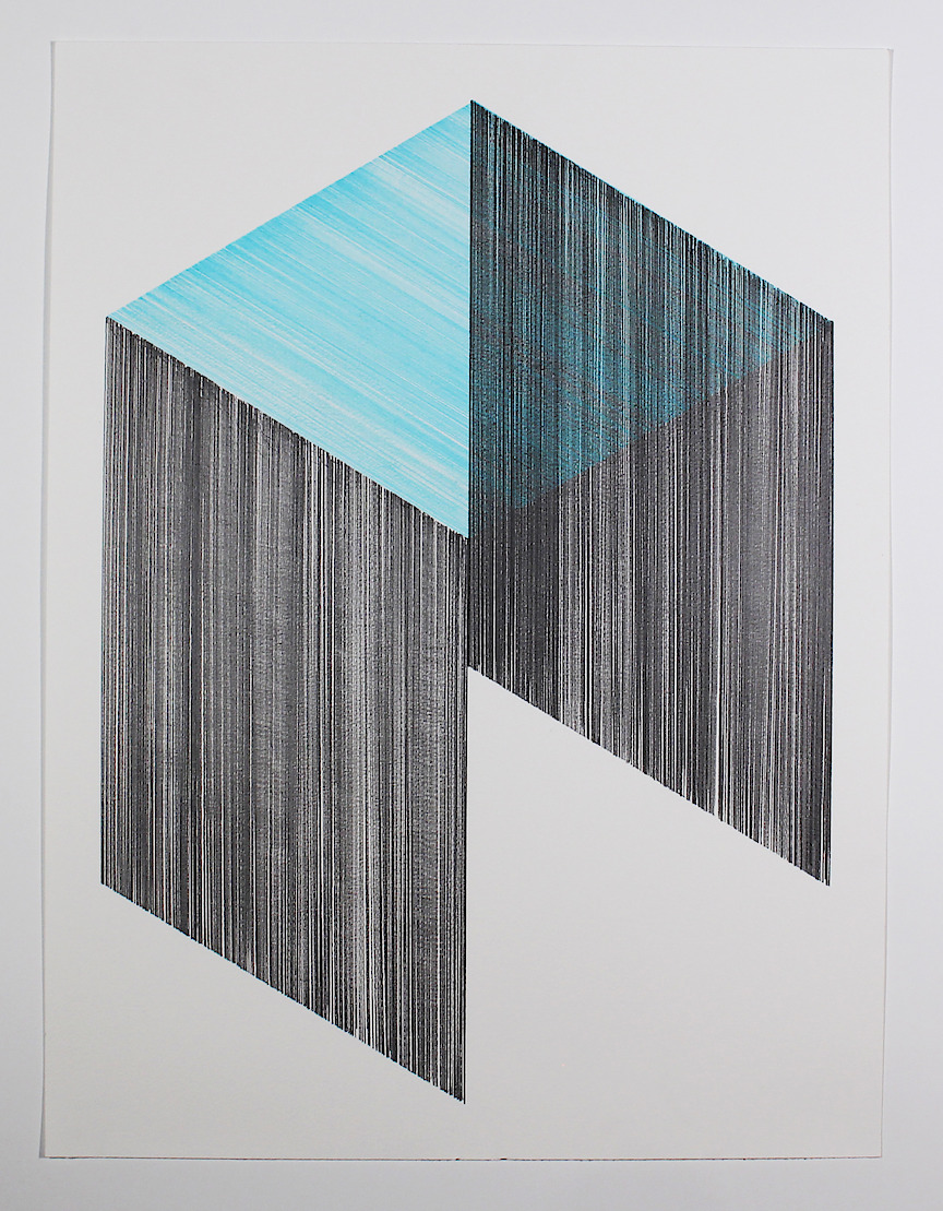 Two Equal Volumes 2017_01_30, 2017, 15 x 20 in