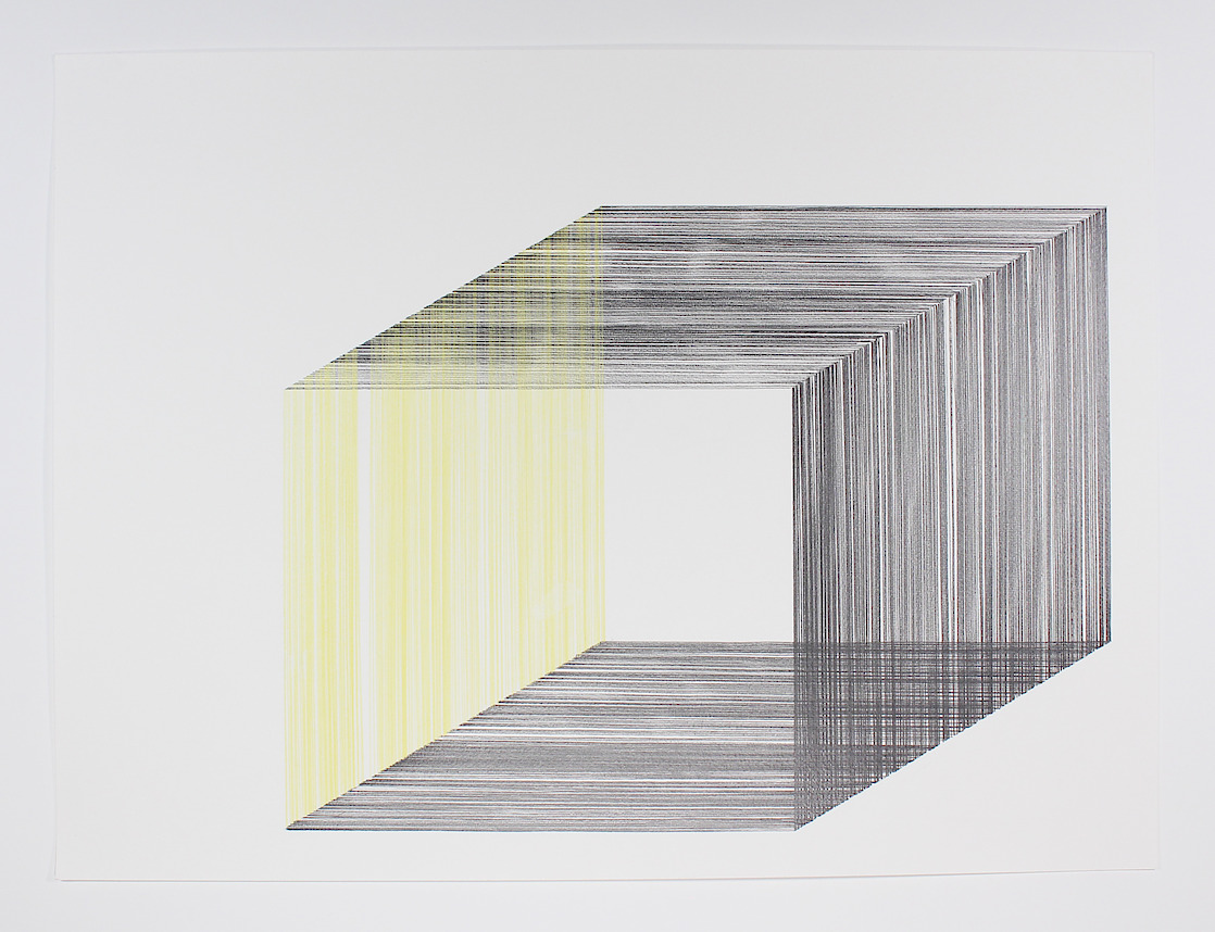 Two Equal Volumes 2017_03_18, 2017, 18 x 24 in