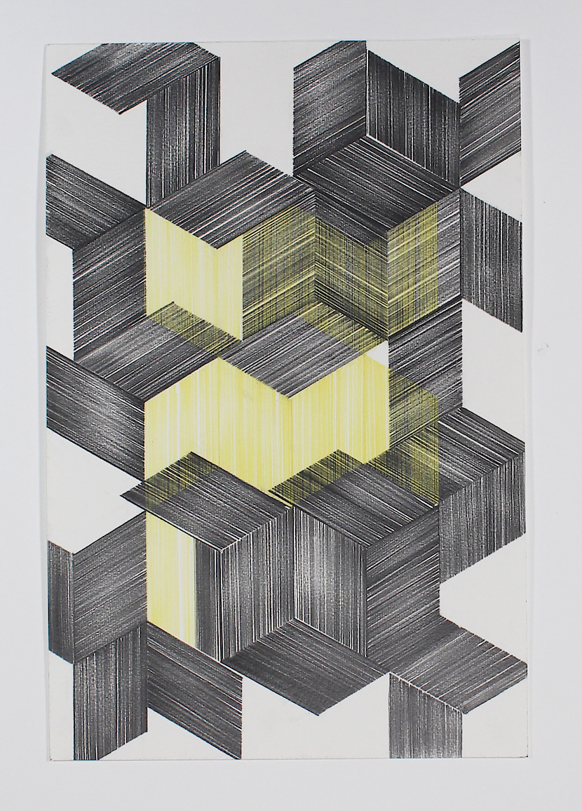 Two Equal Volumes 2017_05_30, 2017, 10 x 15 in