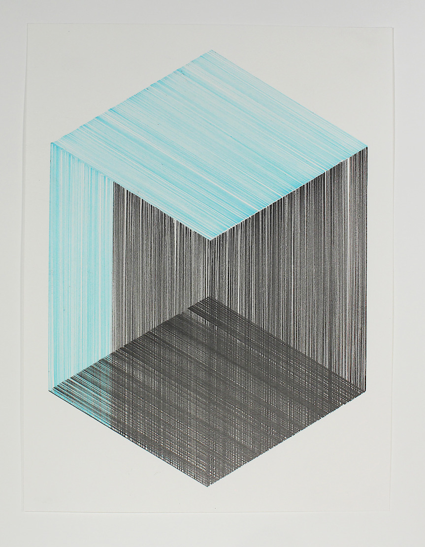 Two Equal Volumes 2017_11_22, 2017, 15 x 20 in