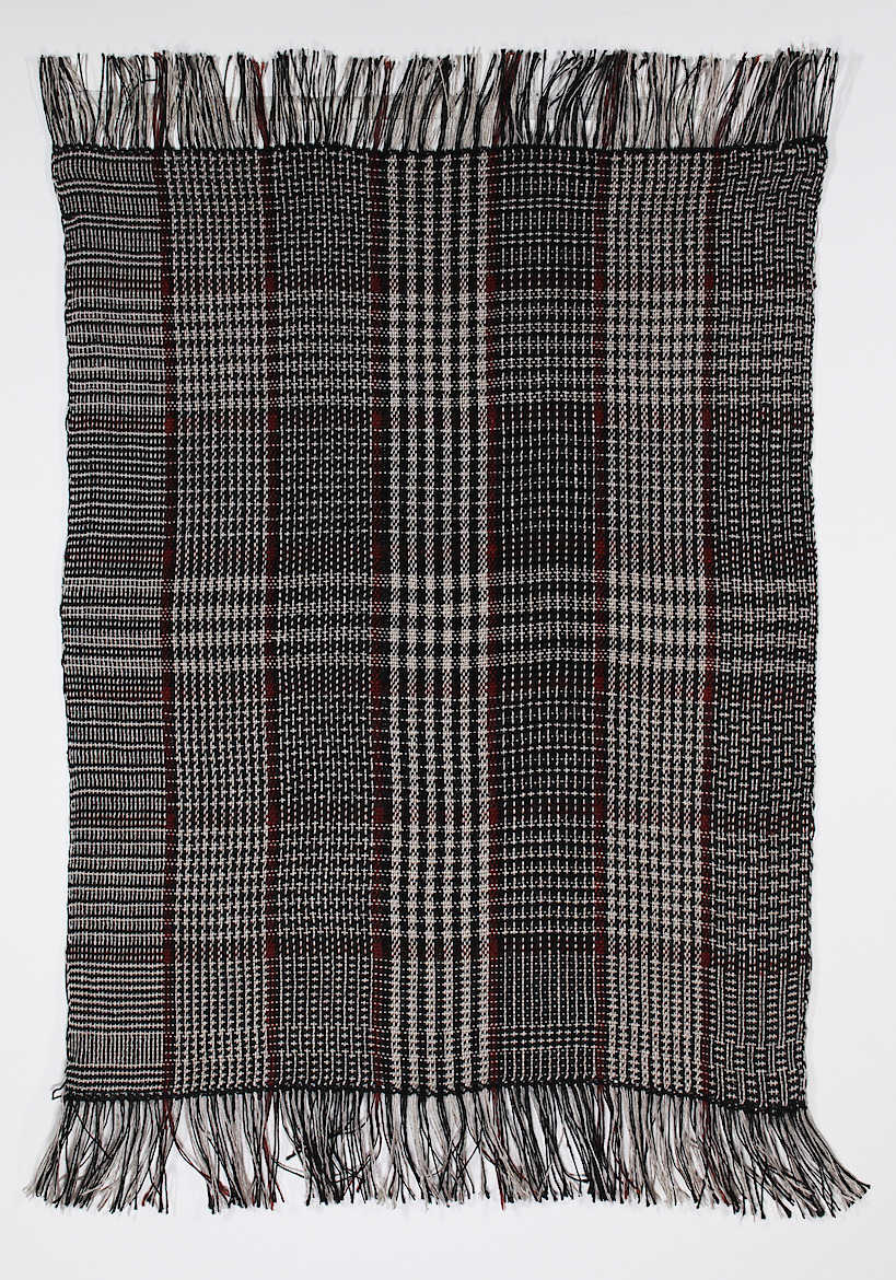 Linen Colour and Weave Gamp #1, 2020, 17 x 26 in