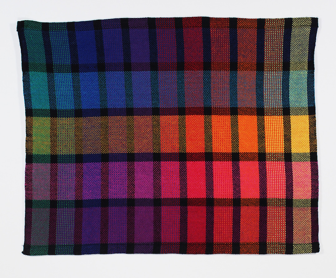Cotton and Silk Colour Gamp #1, 2021, 15.5 x 12.5 in