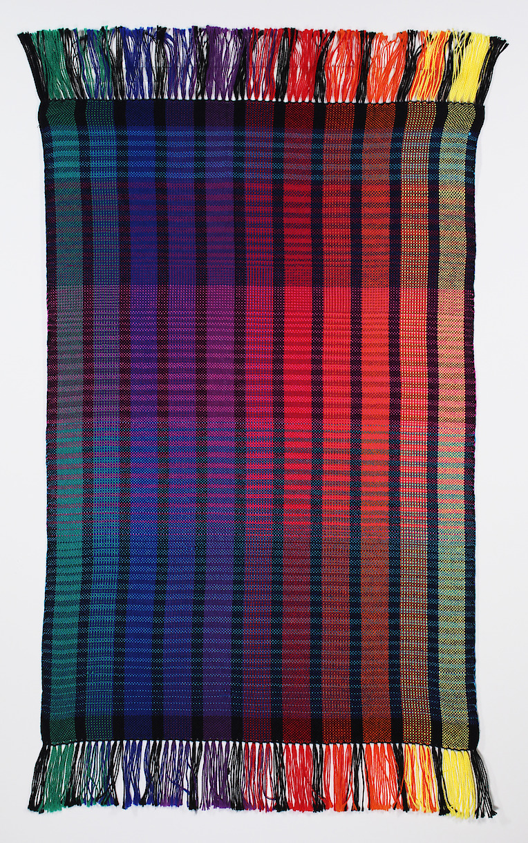 Cotton and Silk Colour Gamp #2, 2021, 15.5 x 28 in