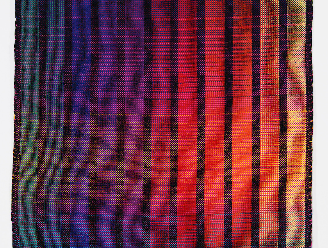 Cotton and Silk Colour Gamp #3, 2021, detail