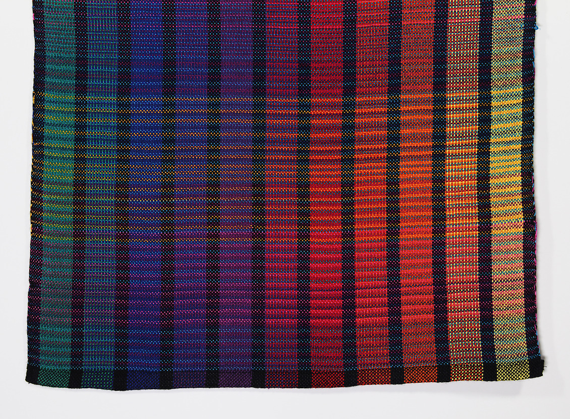 Cotton and Silk Colour Gamp #3, 2021, detail