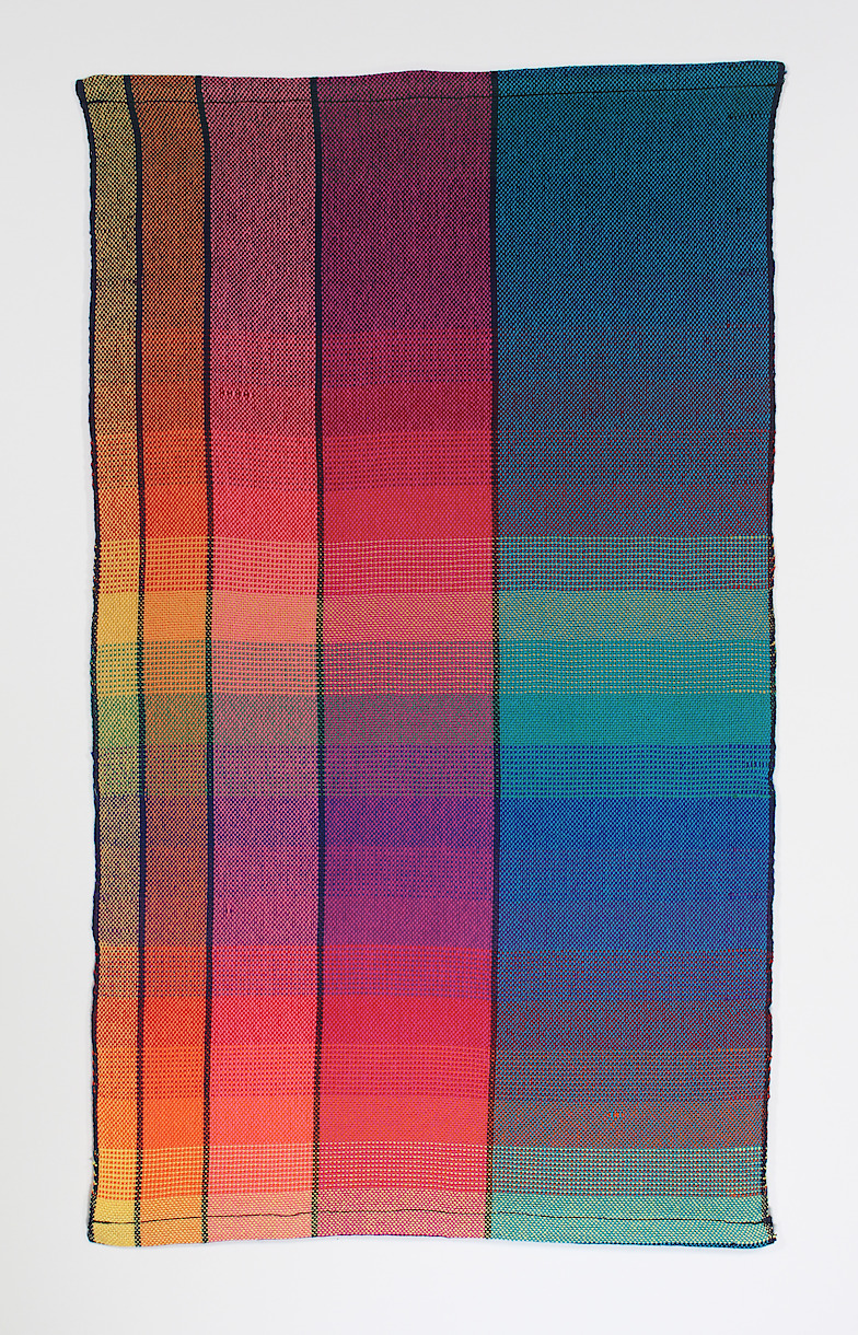 Fibonacci with Gradation 2, 2021, cotton, 16 x 27.75 in