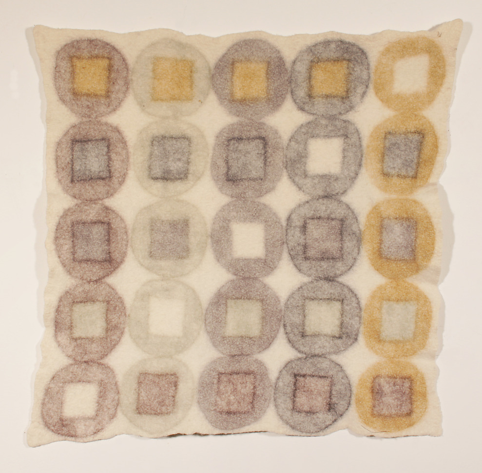 Wet Felt Sampler #1, 2013 (back)