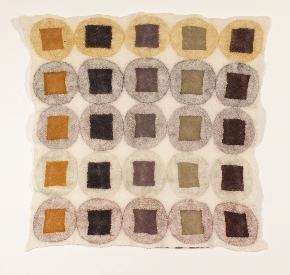 Wet Felt Sampler #3, 2013 (back)